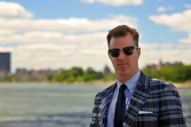 Christian Chensvolfd from Ivy Style in Madras sport coat