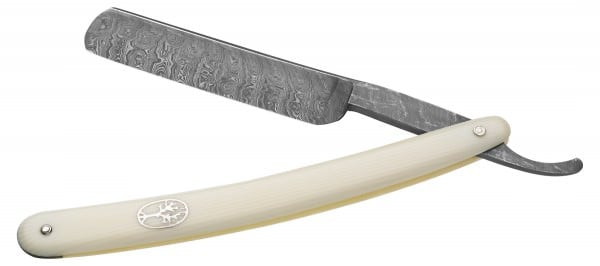 Damascus Steel Straight Razor By B%C3%B6Ker Damascus Steel Straight Razor by Böker