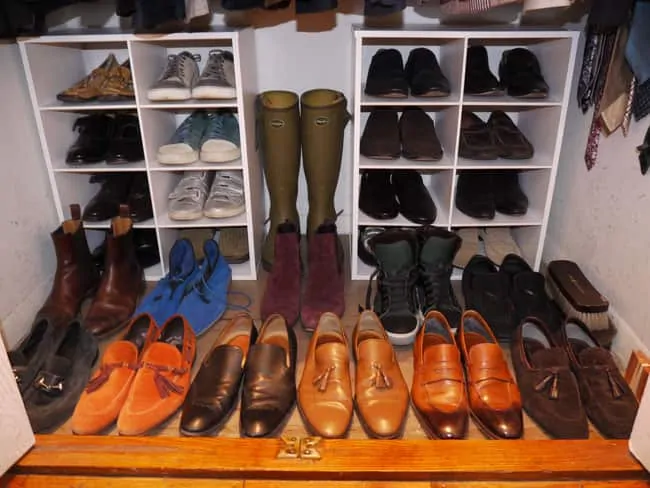 James Andrew's shoe collection