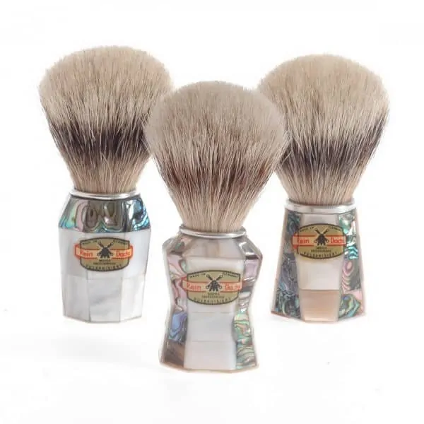 Muehle Mother of Pearl shaving brushes