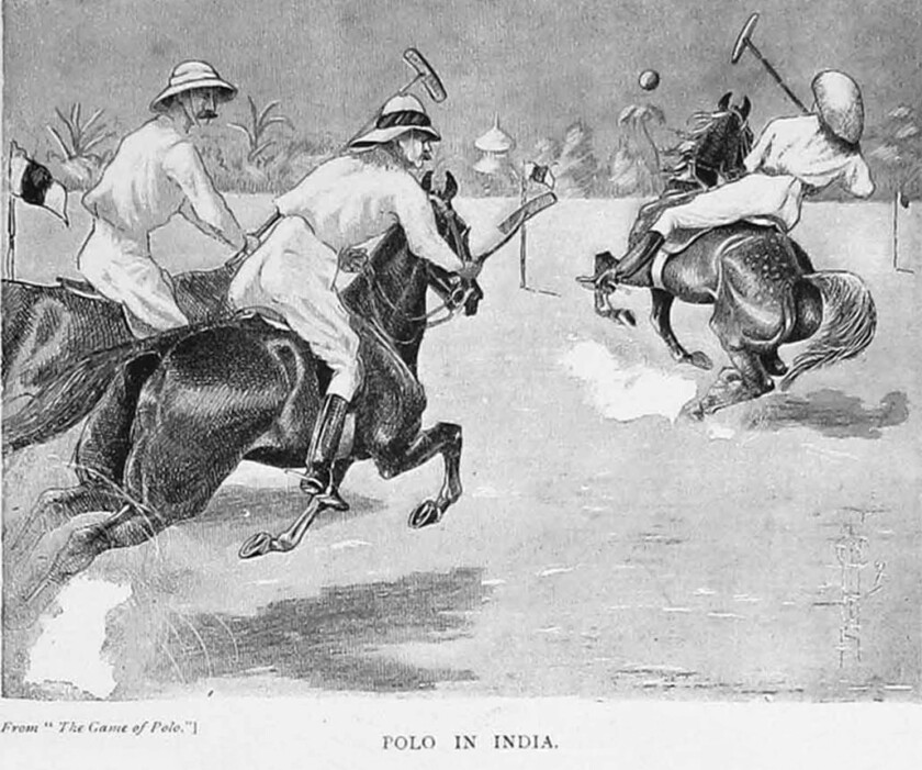 Illustration of Polo in India