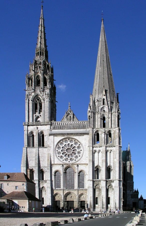 Gothic Architecture - Cathedral of Our Lady of Chartres in Chartres