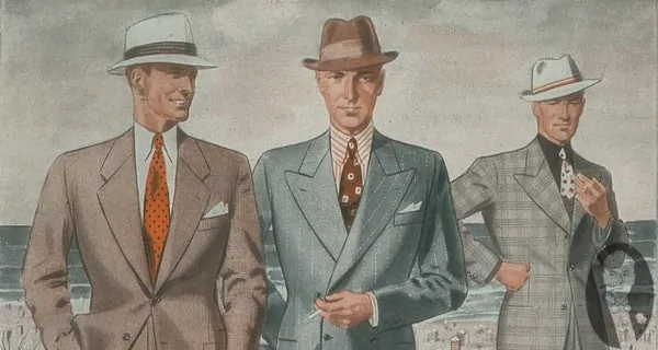 Mens Summer Fashion 1930s