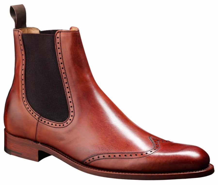 Barker Luxembourg Chelsea Boot with Brogueing