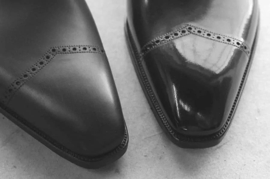 Shoes Before and after polishing
