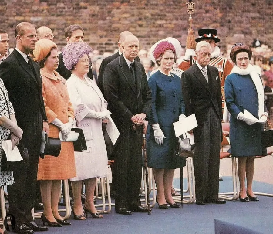 DoW in Morning Coat at Funeral 1967
