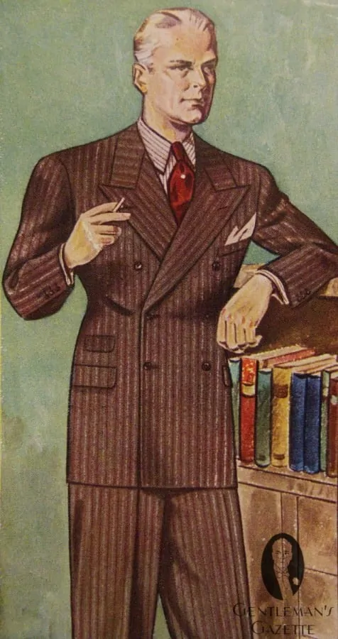 Double Breasted Suit in 1934