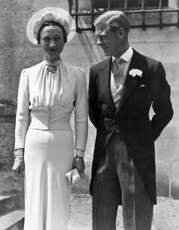 Duke & Duchess of Windsor on their wedding day in morning dress