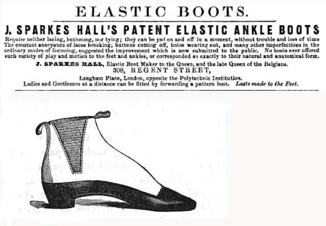 J.-Sparkes-Hall Elastic Ankle Boots from 1851