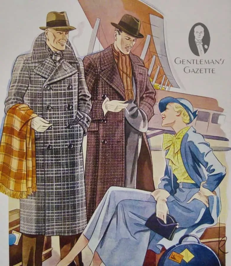 Stunning Checked Ulster Overcoats, Hats & Check = Pure Elegance