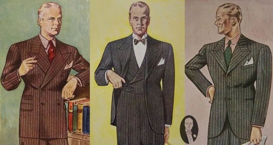 Suit Silhouette in 1934 Gentleman's Gazette