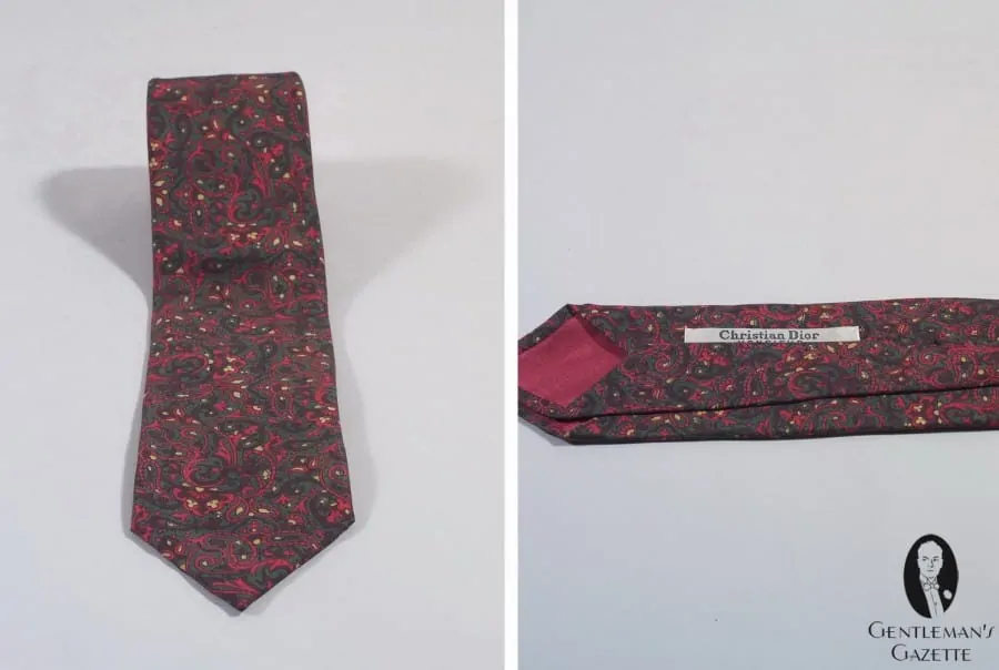 Christian Dior Monsieur Silk Bow Tie and Pocket Square Gift 