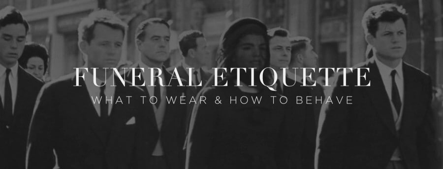 funeral etiquette   wear    gentlemans gazette