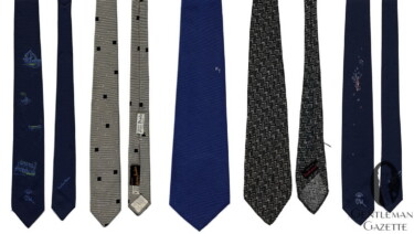 The Neckties of Harry S. Truman were all 3-Fold Ties