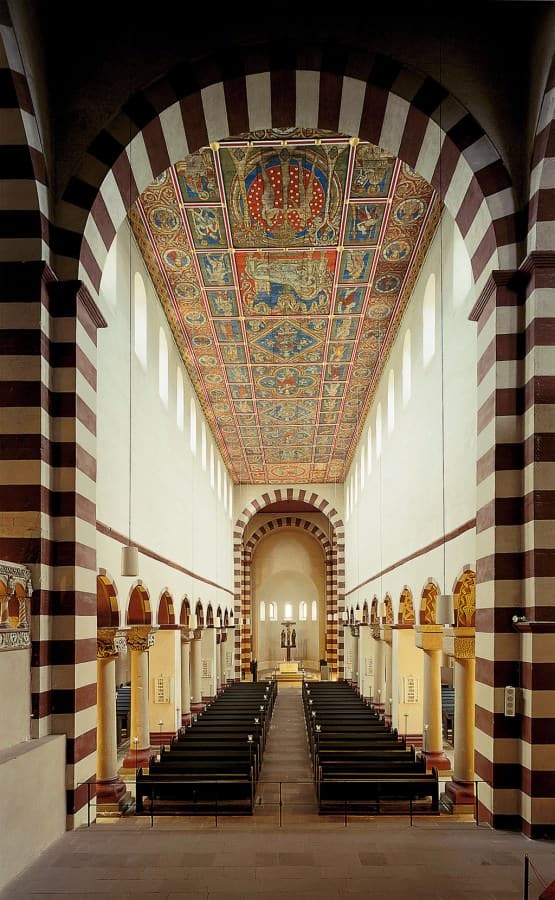 Alignment Of Windows And Arcades St.michaels Church Hildesheim Germany alignment-of-windows-and-arcades---St.Michael's-Church,-Hildesheim,-Germany