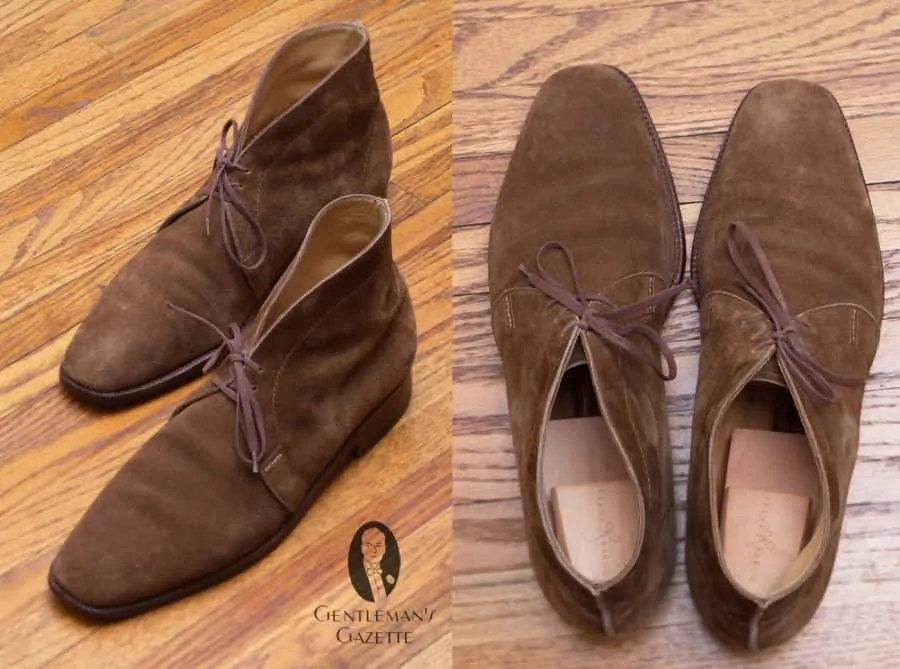 St. Crispin's Chukka Boots with leather sole & lining