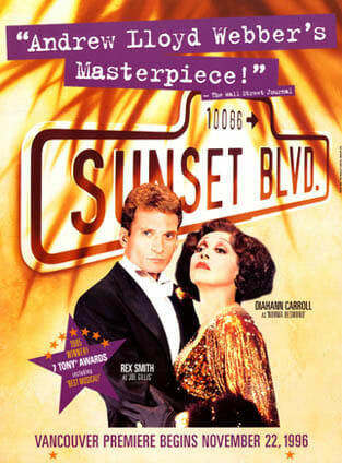 Sunset Boulevard Poster with Rex Smith