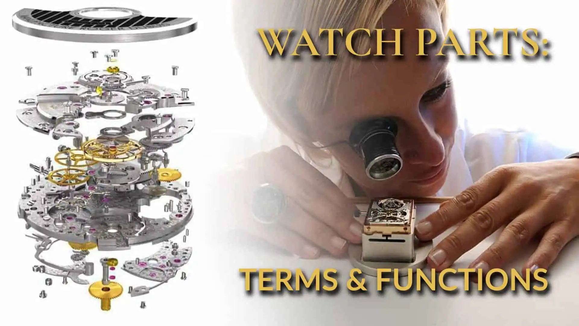 Watch Parts Terms