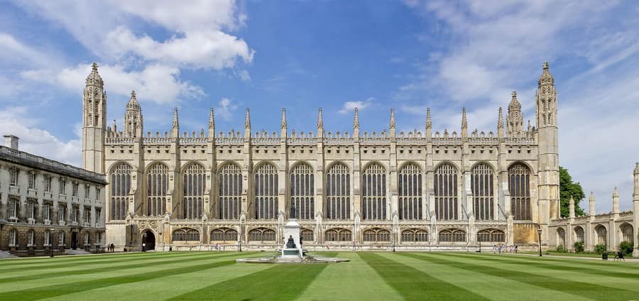 Exterior of King's College Chapel, Cambridge, England