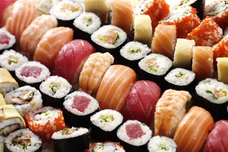 Homemade Sushit is a great idea for Dinner Parties