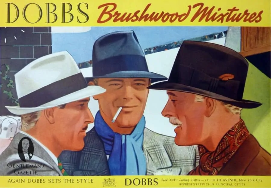 DOBBS Hats Brushwood Mixtures Ad