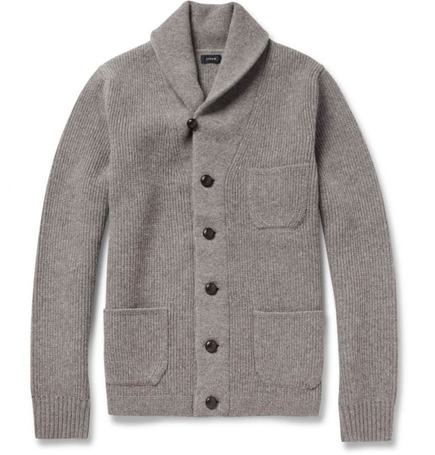 Simple J. Crew Shawl Collar Cardigan