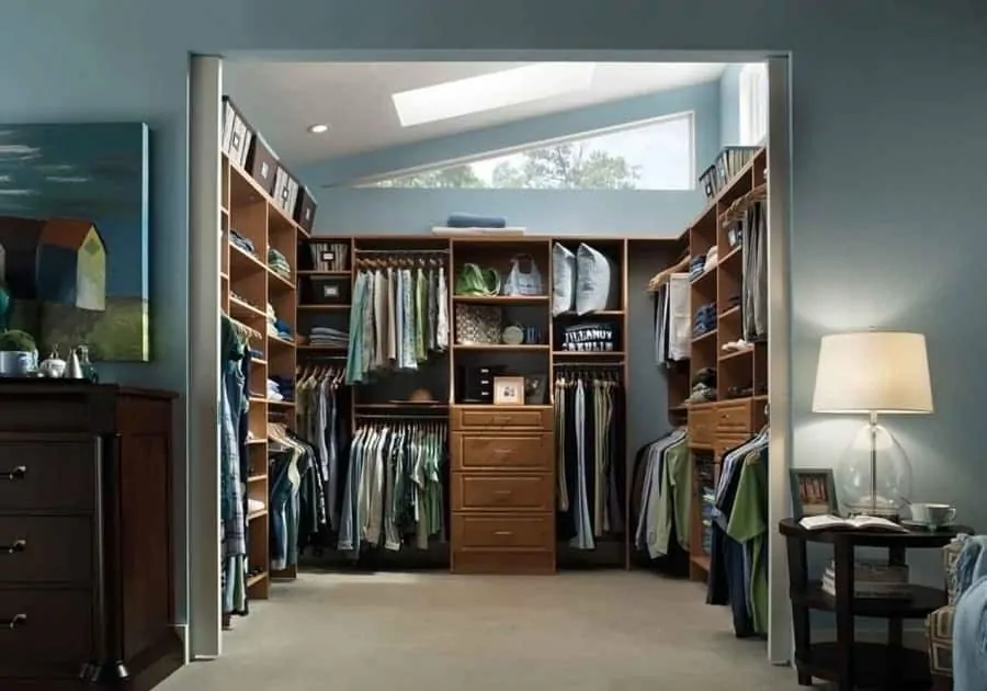 Closet with lots of natural daylight