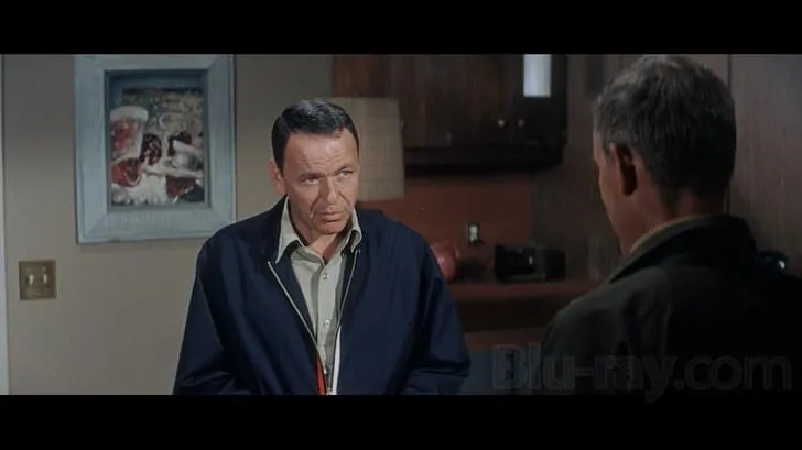 Frank Sinatra in navy Harrington Jacket