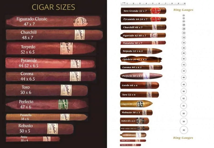 Cigar Sizes Explained