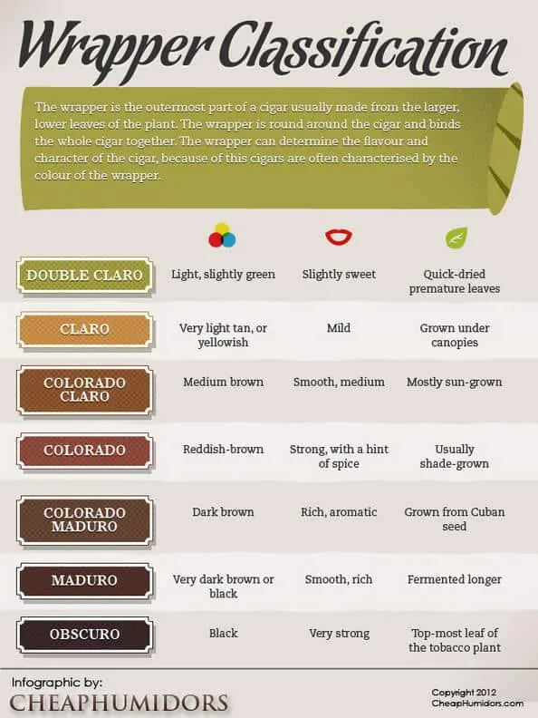 Cigar Wrapper Infographic
