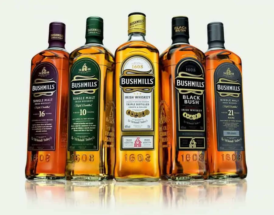 Irish Whiskeys by Bushmills