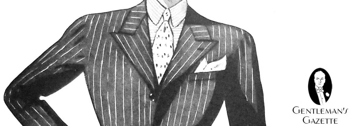 Spring Style for Men in the 1930s The Short Peaked Lapel