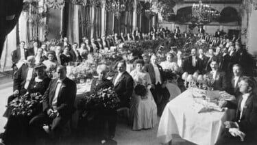 1907 formal dinner at King Edward Hotel, Toronto.