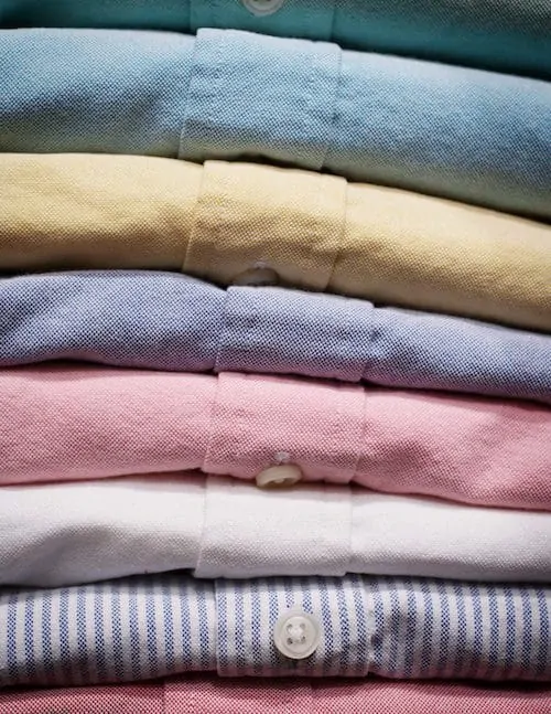 A selection of dress shirts