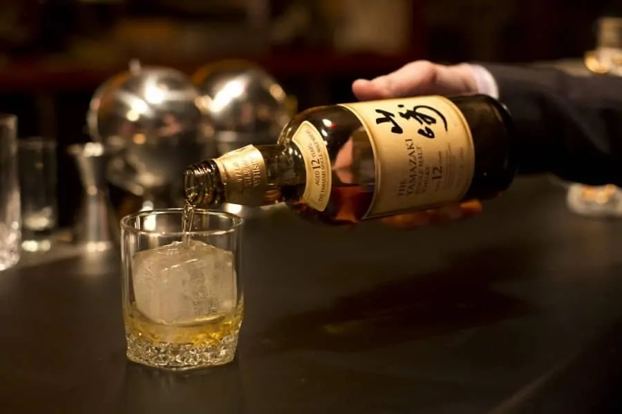 Pouring Japanese Whisky
