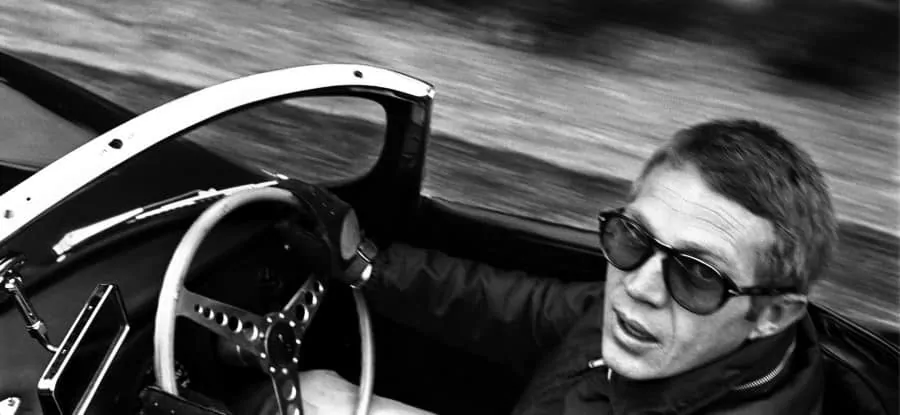 Steve McQueen wearing the Persol Model 649