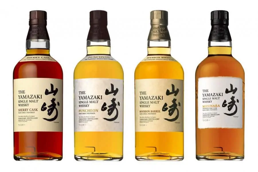 Yamazaki Line of Whisky
