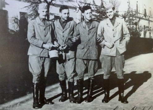 Young Agnelli - second from the right