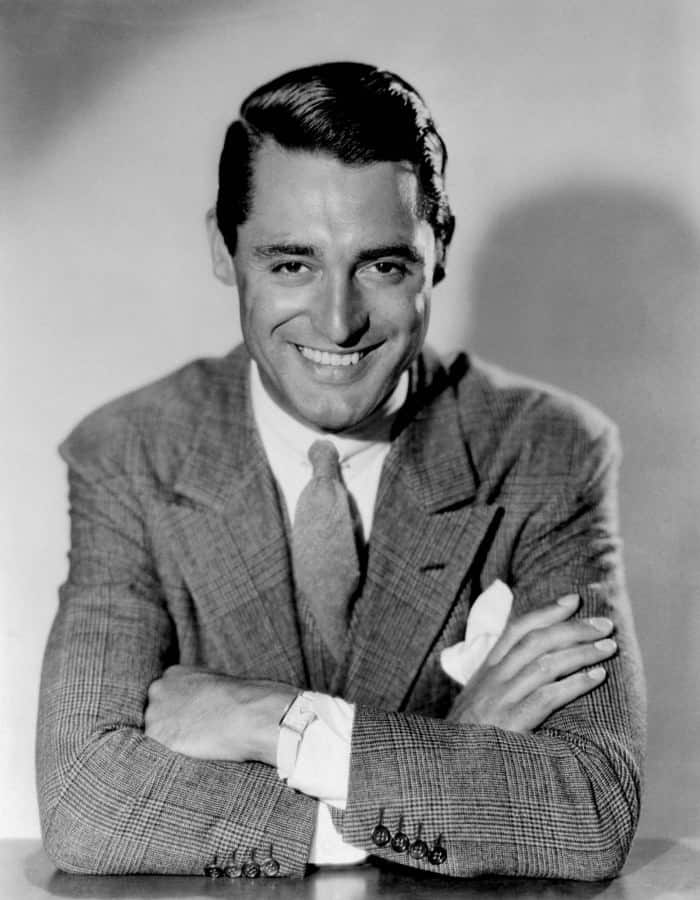 Cary Grant with Collar pin, Reverso and glencheck suit
