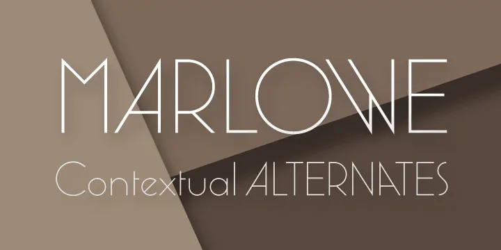 Marlowe COntextual Alternates