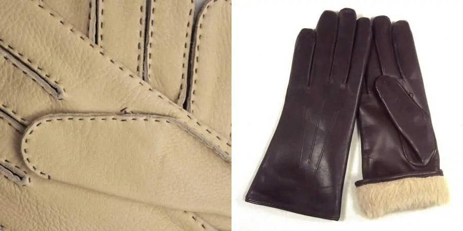 Deerskin Gloves & Slink Lamb