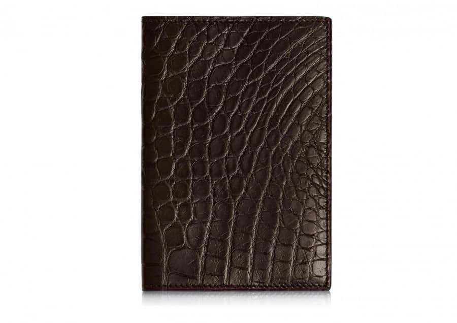 Matte Alligator Passport Case Matte Alligator Passport Case