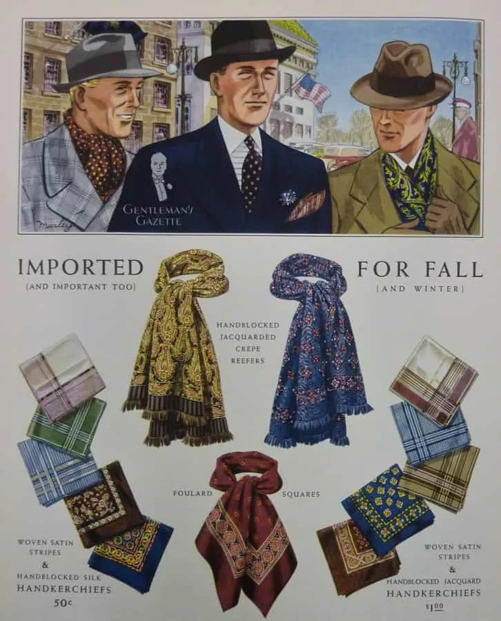 Scarf ad from 1934 - New York
