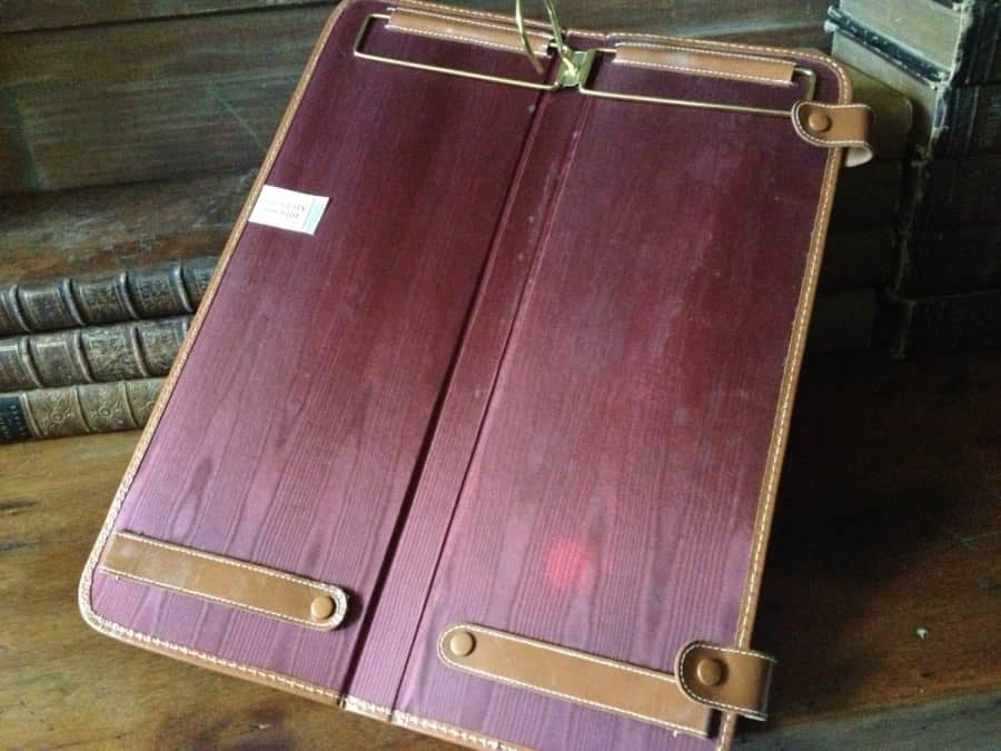 Vintage Leather Tie Case