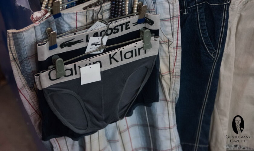 Calvin Klein is so popular it is probably the most faked underwear today, even though the fakes can be really bad