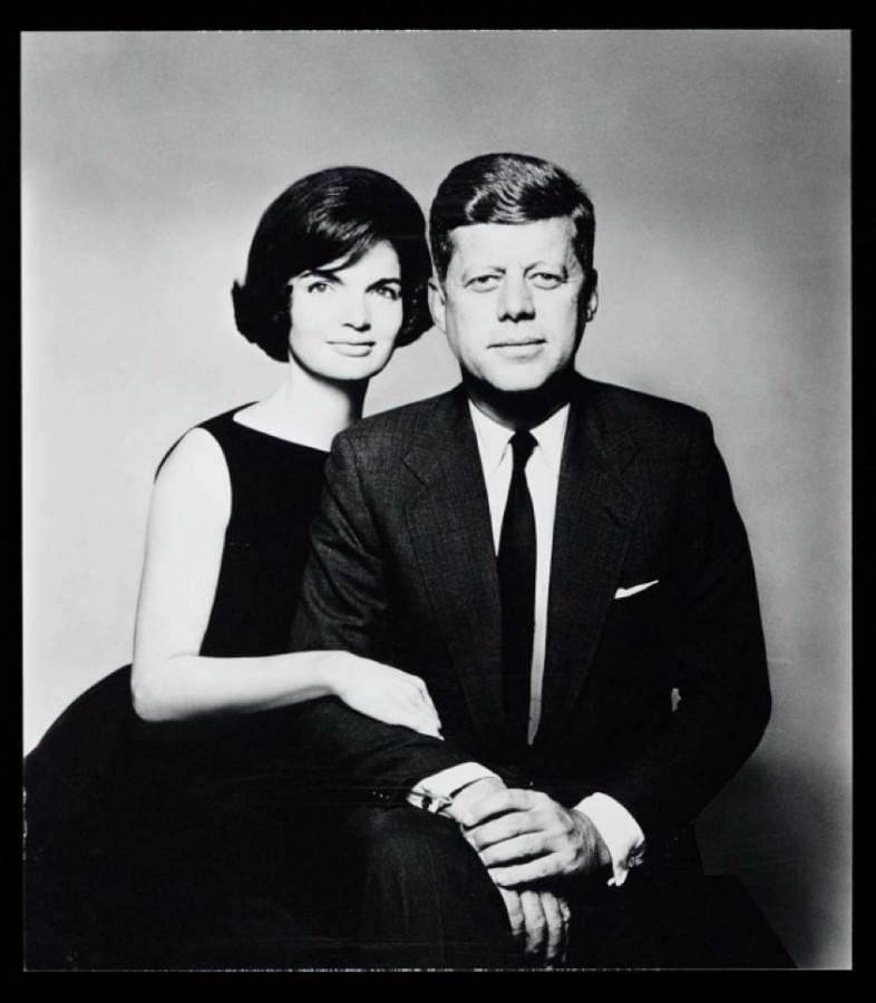 Slim Tie French Cuffs John F. Kennedy with his Wife