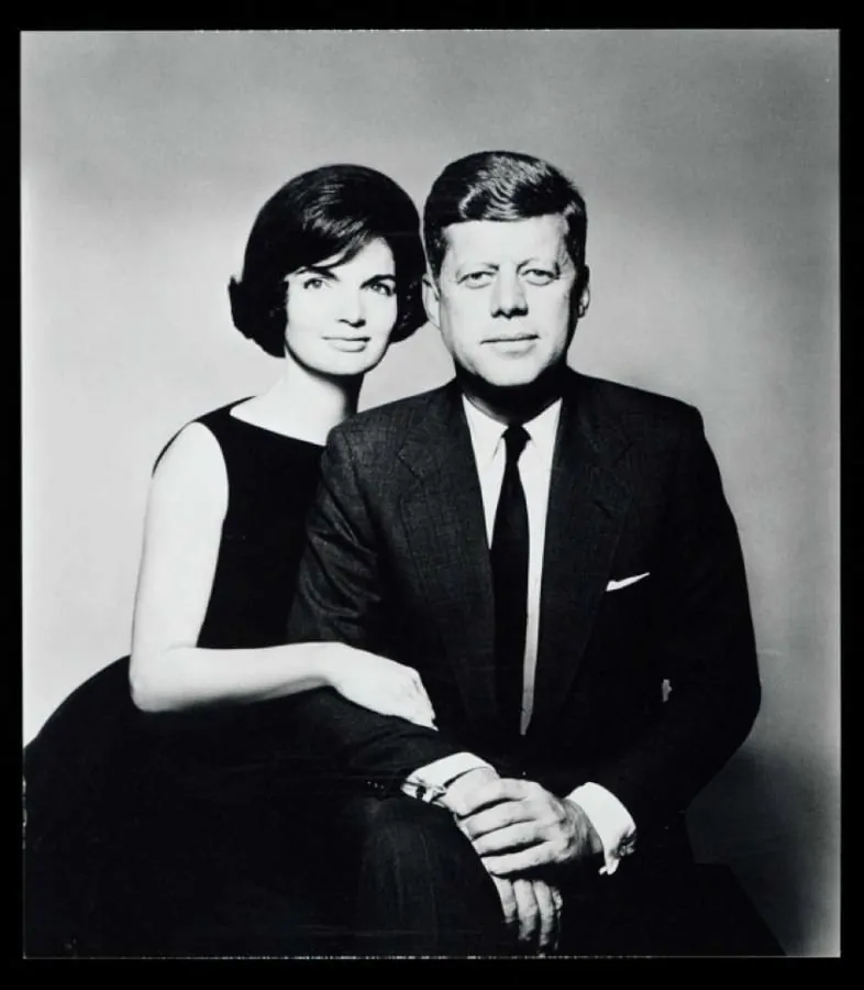 John F. Kennedy with his Wife