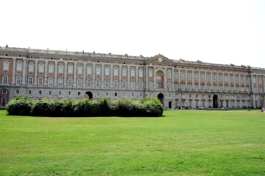 Main façade of the Royal Palace of Caserta, Caserta, Italy
