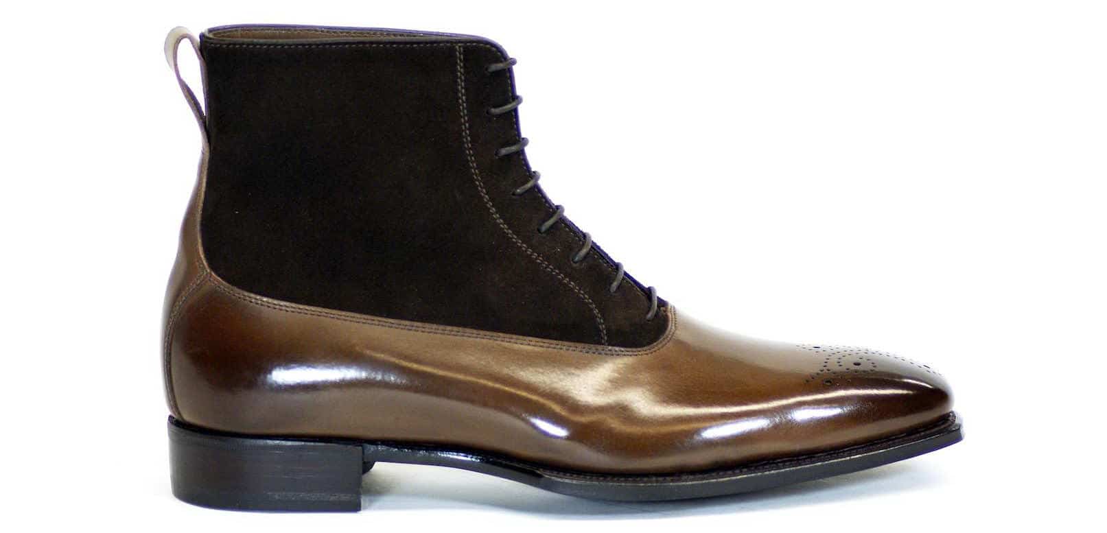 balmoral boots with suit
