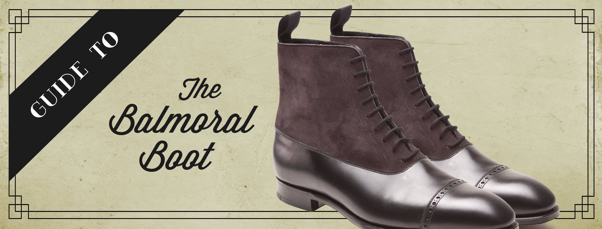 balmoral boots with suit